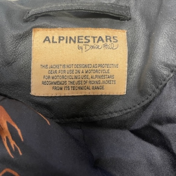 Alpinestars by Denise Focil Black Leather Jacket - Picture 3 of 9